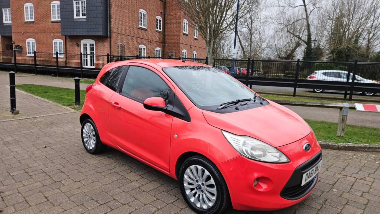 2011 RED Ford Ka 1.2 Zetec 3dr HATCHBACK Petrol Manual 68BHP