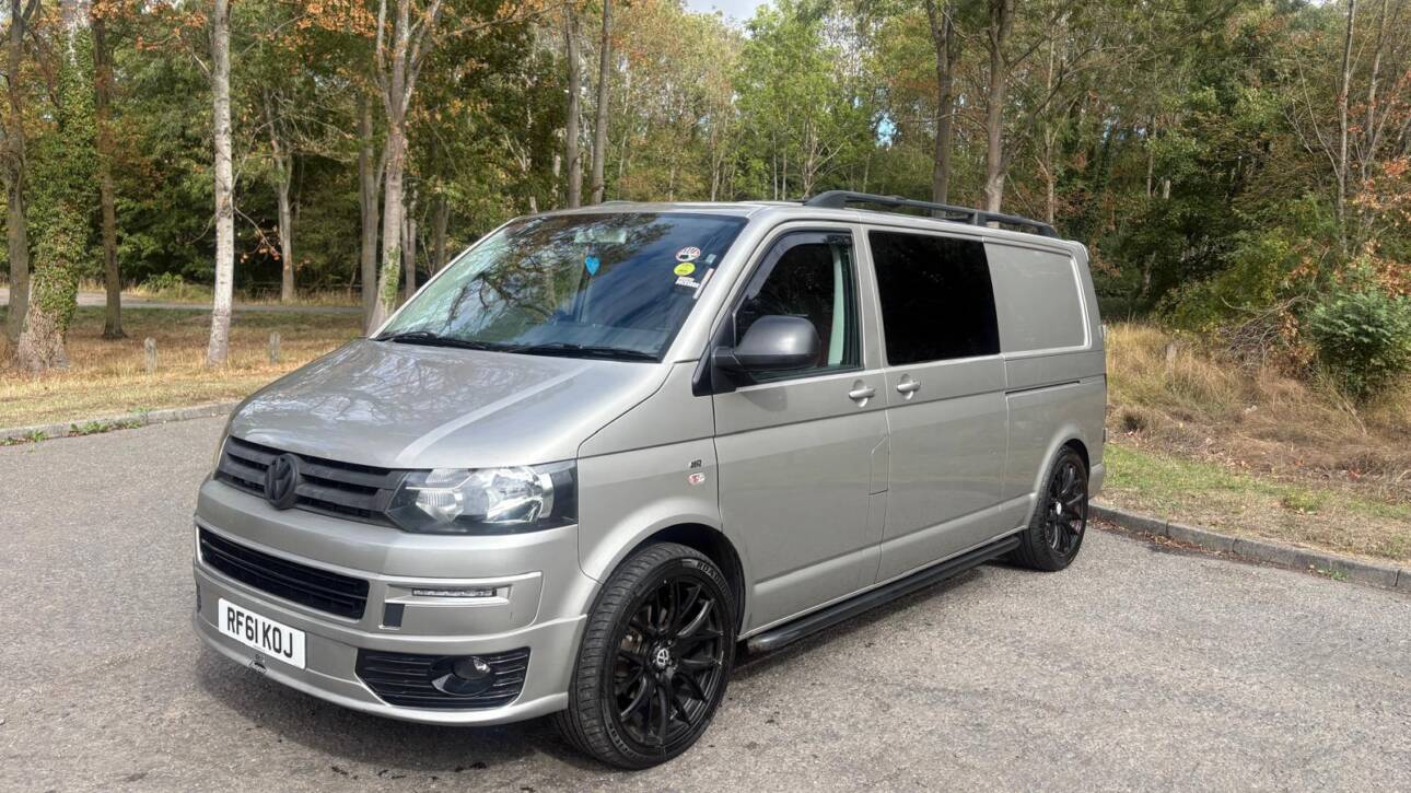 2011 SILVER VOLKSWAGEN TRANSPORTER 2.0TDI T5.1 T30 LWB DAY VAN MANUAL KOMBI